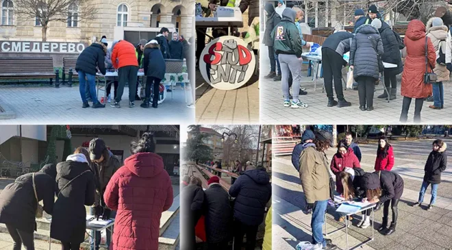 Potpisivalo se u Smederevu i Kovinu, ne i u Smederevskoj Palanci i Velikoj Plani