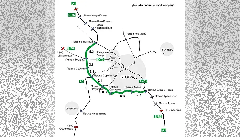 Počinje naplata putarine za vozila četvrte kategorije na obilaznici oko Beograda