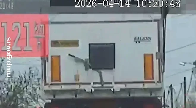 Pedesetogodišnjak vozio kamion sa prikolicom 120 na sat pod dejstvom kokaina (video)