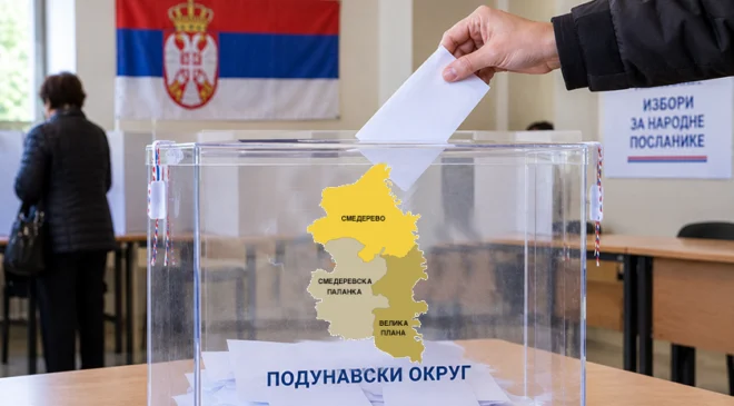 U Podunavskom okrugu na 174 biračka mesta oko 1.200 birača manje nego 2023.