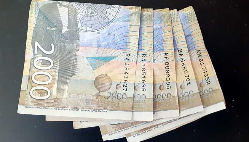 10000 dinara