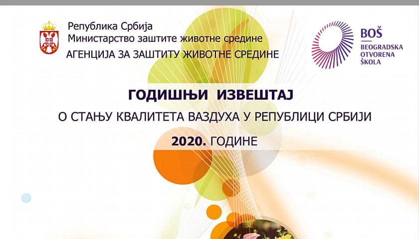 BOS GODISNJI IZVESTAJ AGENCIJE ZA ZASTITU ZIVOTNE SREDINE