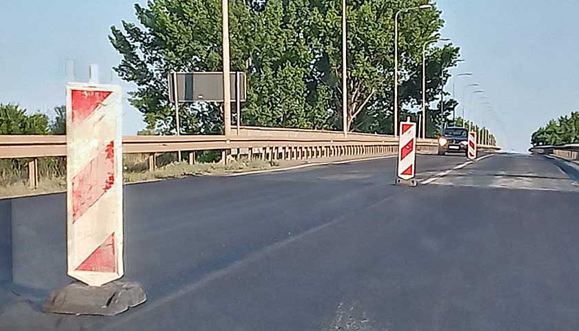 asfaltiranje kovinskog mosta 1