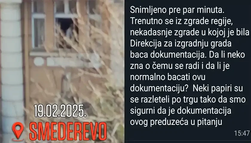 bacanje dokumentacije