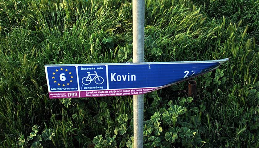 biciklistcka staza kovin