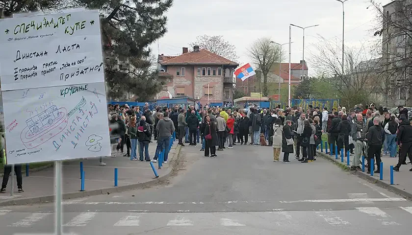 blokada autobuske stanice 1