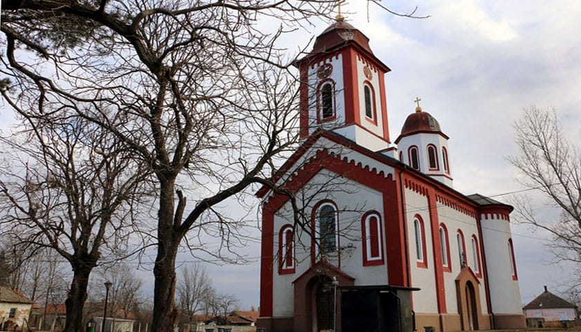 crkva milosevac spolja