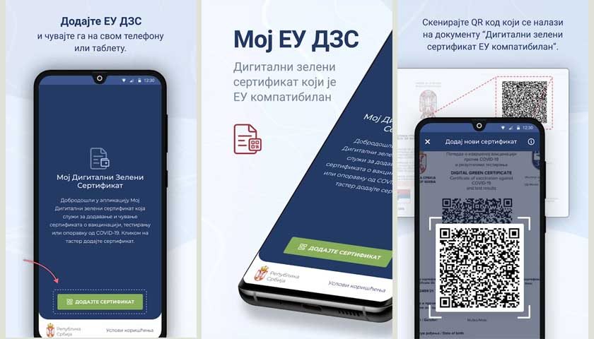 digitalni zeleni sertifikat