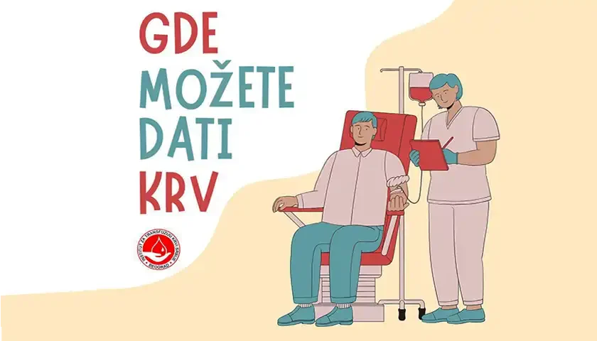gde mozete dati krv