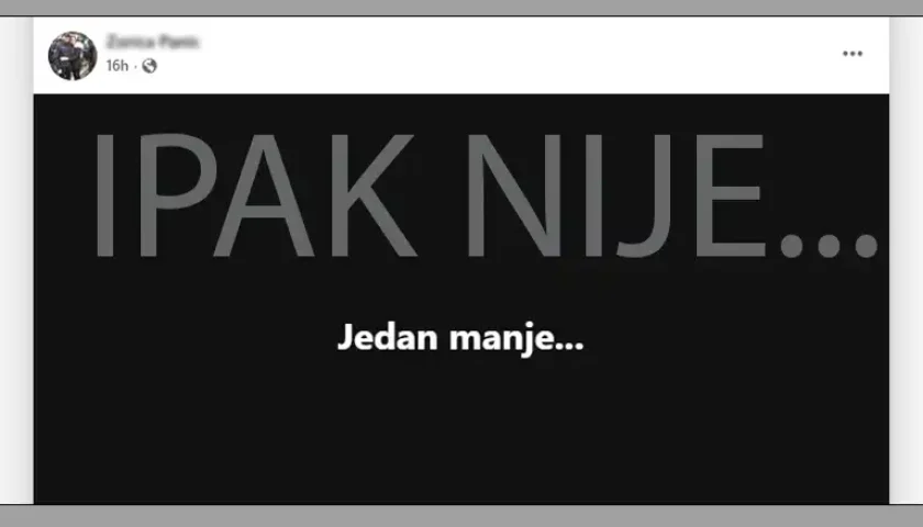 ipak nije jedna manje