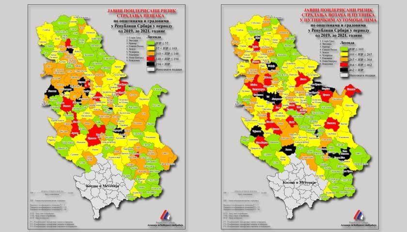 isatrazivanje o riziku stradanja u saobracaju