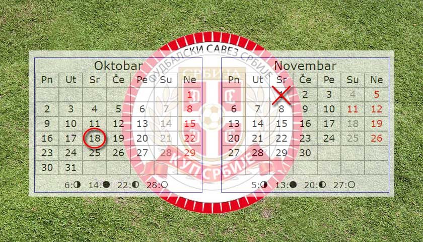 kalendar kup srbije