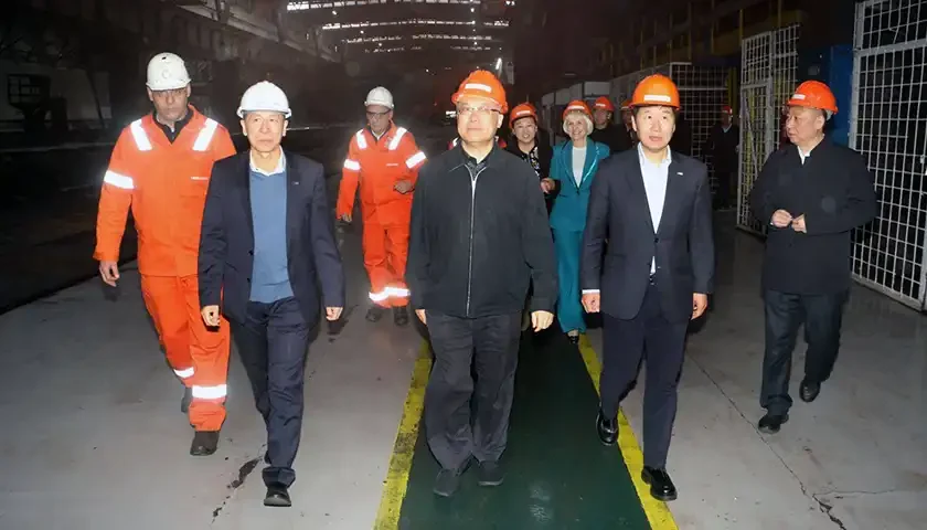 kineska delgeacija u zelezari