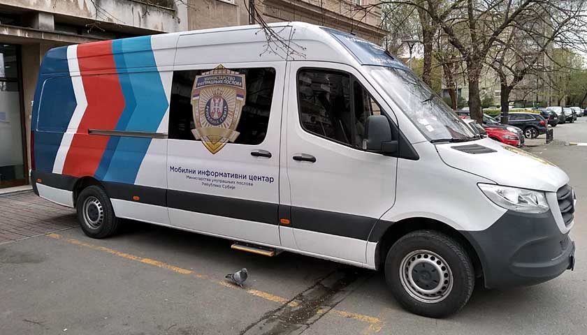 mobilni info centar MUPa