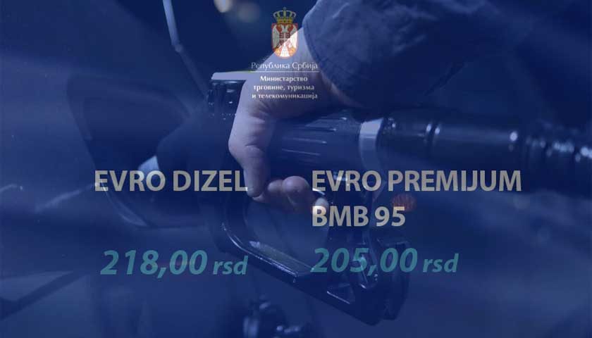 nove cene goriva