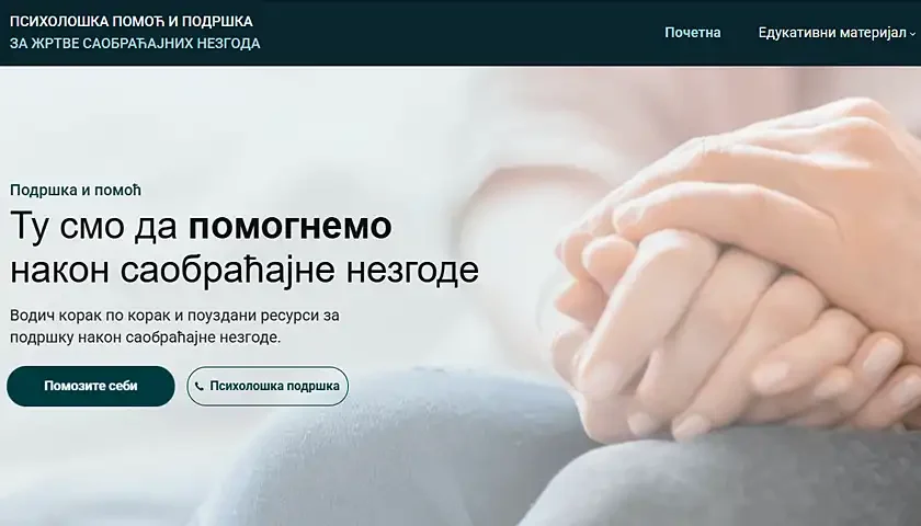 pomoc nakon saobracajne nezgode