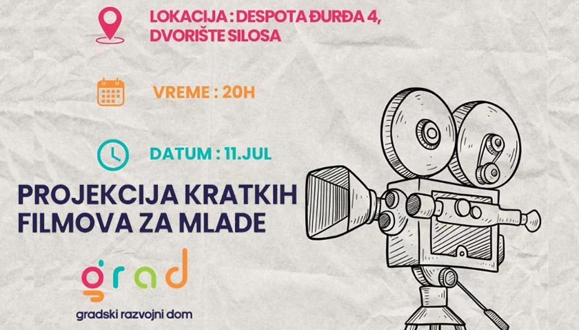 projekcija kratkih filmova za mlade