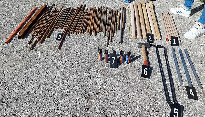pronadjeno i zaplenjeno