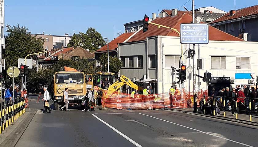 radovi na raskrsnici