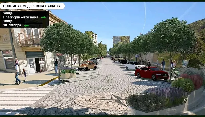 raradovi u centru palanke