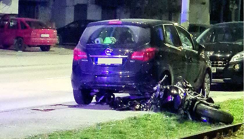 saobracajna nezgoda motociklista 1