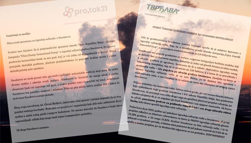 saopstenje ptotok 21 i tvrdjava