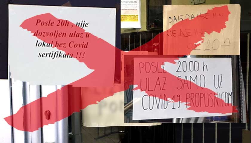 ukinute kovid propusnice