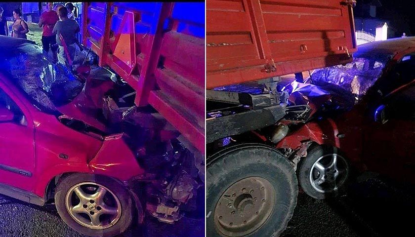 uleteo pod traktorsku prikolicu 1