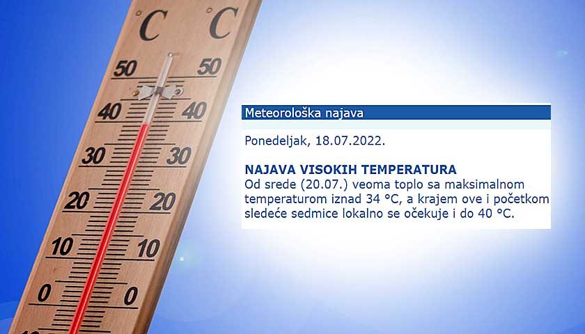 visoke temperture