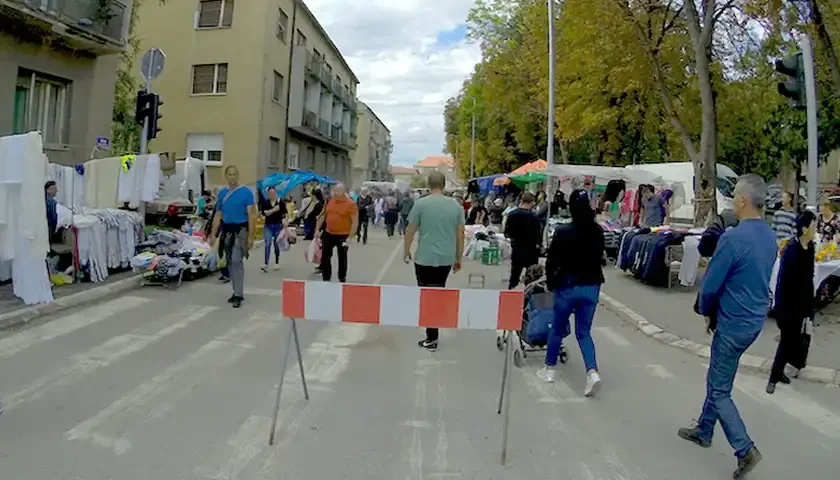 zatvorena ulica zbog krstovdanskog vasara