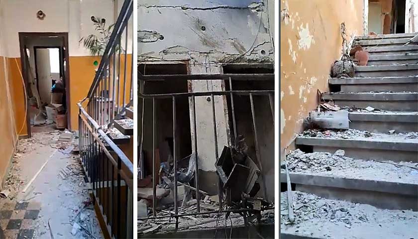 zgrada posle eksplozije